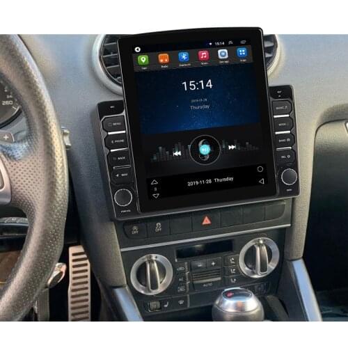 Tesla Android car radio For Audi A3 8P S3 2003-2012 RS3 Sportback 2011 2.5D touch screen GPS Navigation DSP WIFI 4G LTE