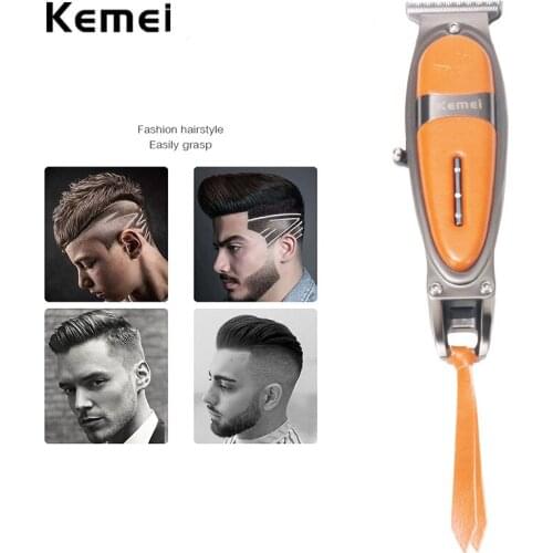Kemei Trimmer T Blade Cut 1.5mm for Edges Kimei Men Metail Clipper Kemel Haircut Shaver Kamei 2021 Perfect Barber Machine Keimei