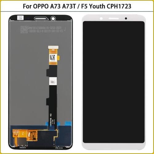 For OPPO A73 A73T 6.0'' LCD Display Touch Screen Digitizer Sensor Assembly For OPPO F5 Youth CPH1723 CPH1725 LCD Repair Replac
