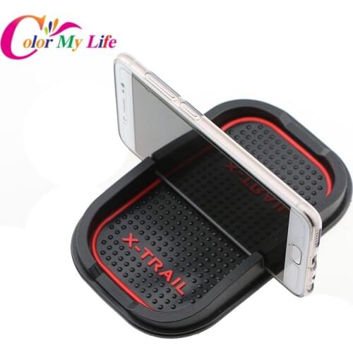 1Piece Anti Slip Pad Mat Mobile Phone GPS Holder Car Interior Mats for Nissan X-trail Xtrail T30 T31 T32 2009 - 2015 2016 2017