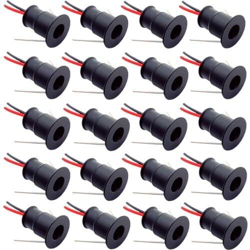 1W IP65 Mini LED Downlight Ambient Spotlight 12V Small Spot Bulb Light for Ceiling Stairs Walkways Courtyards Cabinet Corridor