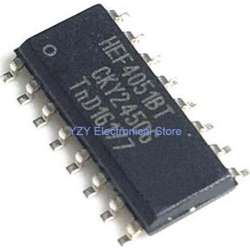 10PCS/LOT HEF4051BT HCF4051BM CD4051BM SOP16SMD Brand New Original Integrated Circuits Fast Shipping