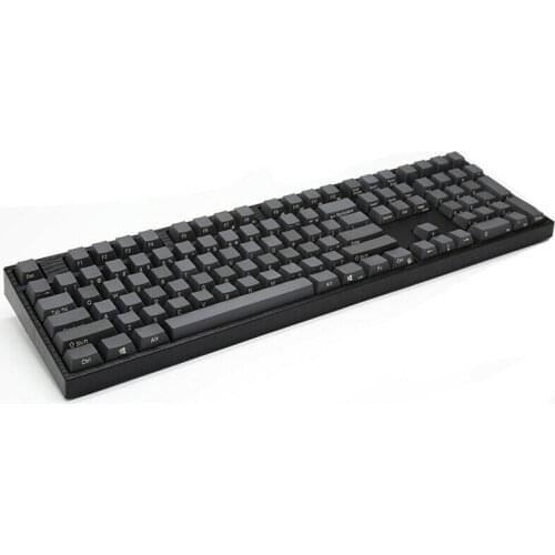 61 87 104 108 side printed black pbt keycap set for filco ikbc ducky gh60 cherry mx switches or clone mech keyboard