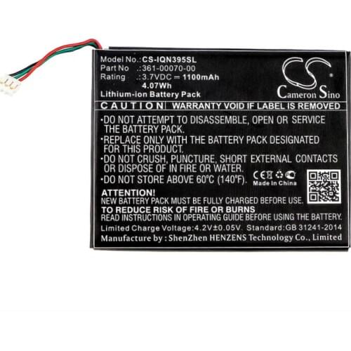 Cameron Sino 1100mAh battery for GARMIN 3597LMT Nuvi 3597 3597LMTHD 3598 3598LMT 3598LMT-D 361-00070-00 GPS, Navigator Battery