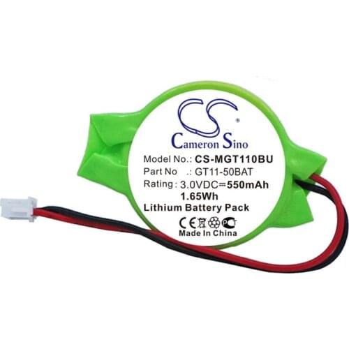 Cameron Sino 550mAh Battery for Mitsubishi GOT 1000 series display terminals, GT10 graphic terminals, GT11 graphic terminals