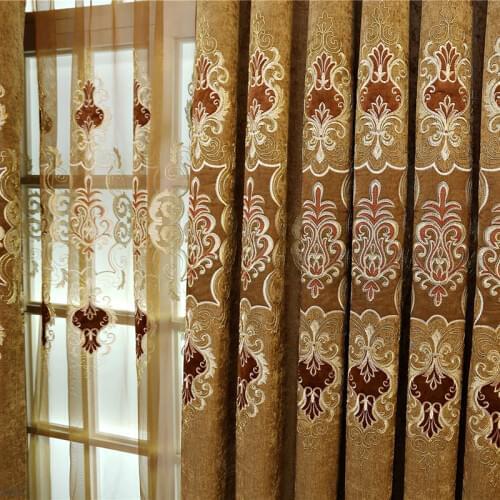 Slow Soul Blue Coffee Purple Velvet Fabric Europe Floral Curtains For Bedroom Living Room Luxury Window Curtain Blackout Drapes