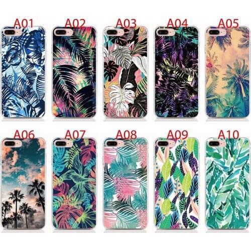 For Elephone P9000 P8000 C1 P9000 Lite S7 S2 M2 R9 Soft Tpu Silicone Case Green leaves Cover Protective Coque Shell Phone Cases
