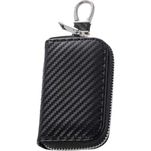 Faraday Bag for Key Fob Protector Car Signal Blocking Anti-Theft Pouch Anti-Hacking Case Blocker with Zipper