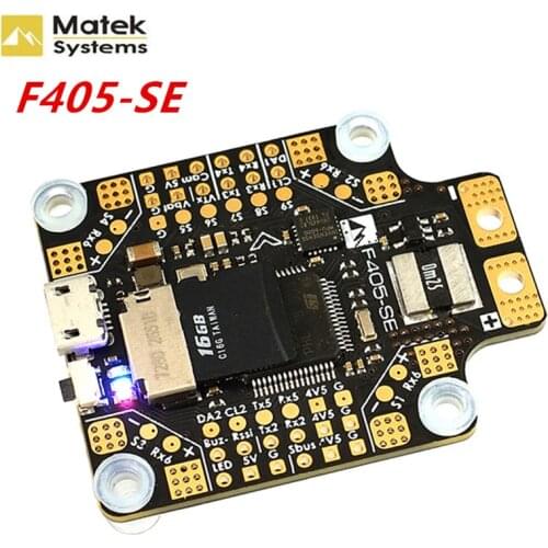 MATEKSYS matek F405-SE F405 STM32F405RET6 Flight Controller Built-in OSD SD Slot DPS310 for QAV250 X210 RC Racing Drone