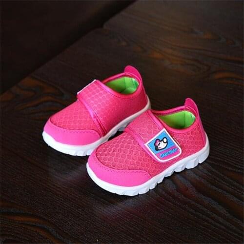 MHYONS 2020 New Summer Mesh Sneakers Baby Breathable Shoes Infantil Baby Girl & Boy Hook & Loop Soft Sole Net Sport Shoes A889