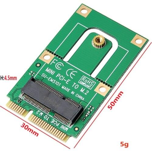 Mini PCI-E To M2 Adapter Converter Expansion Card M.2 Key NGFF E Interface For M2 Wireless WiFi Module For PC With Mini PCI-E Po