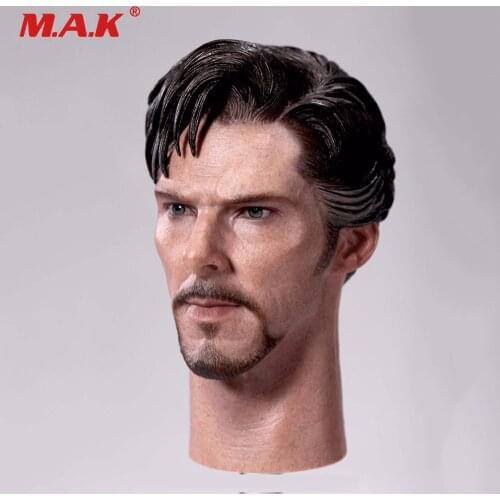 1:6 Scale Male Head Sculpt Doctor Strange Benedict Cumberbatch Head Carving for 12" Action Figure Accessory Toy