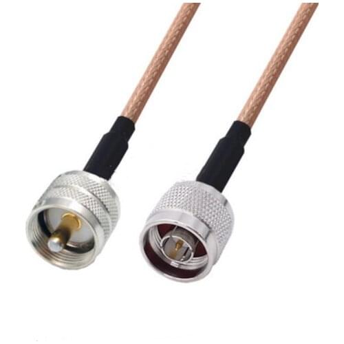 N Male to UHF PL259 Male Connector Pigtail Jumper RG316 Cable 50 ohm