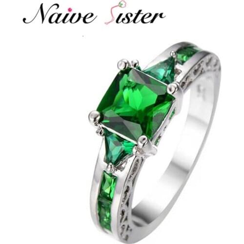 Naive sister Rings With Crystals