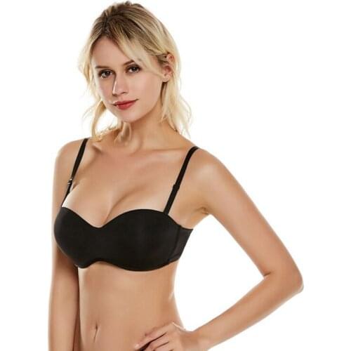 Invisible Bras Sexy Hot Erotic Seamless Bra Push Up Women Underwear Lingerie for Female Brassiere Strapless Bralette B C Cup Bra