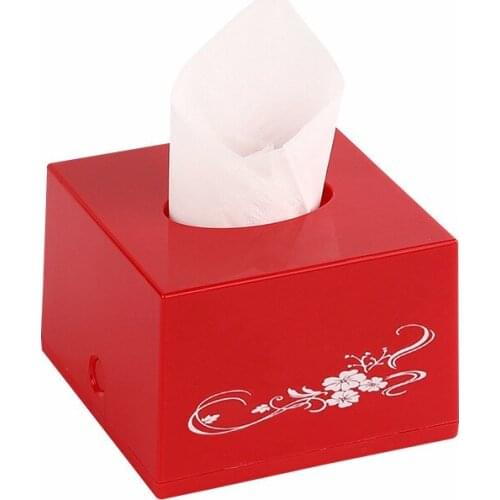 Restaurant Tissue Box Hotel Plastic Tray Hotel Restaurant Napkins Holder Box Facial Tissue Holder 4