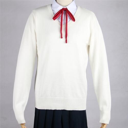 School Uniform Sweater For Women Japanese Students JK Uniforms V-neck Pullovers Winter Outerwear Knitting Coat For Girls And Boy