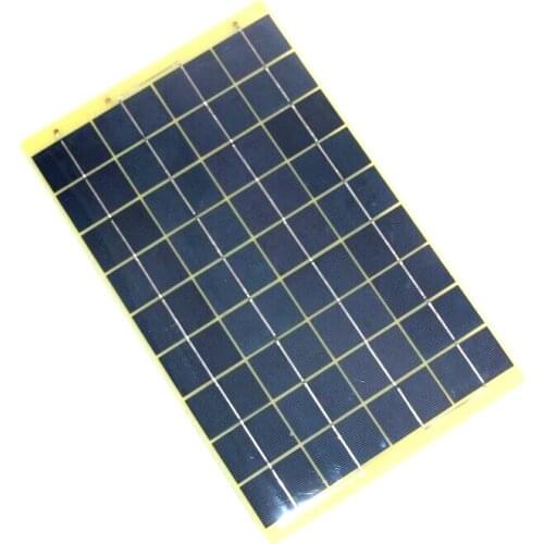 HOT 10W 18V Solar Panel With Clip For 12V Battery Charging PET Solar Cell DIY Solar Module System 2PCS/Lot Free Shipping