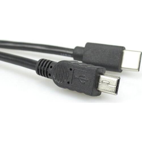 Type C USB-C To Mini USB Cable For PS3 Game Controller For GoPro HERO High Definition HERO 3+ MP3 Player Digital Camera