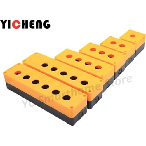 1Pcs Two holes Waterproof button box switch control box switch cassette /Mounting hole 22mm