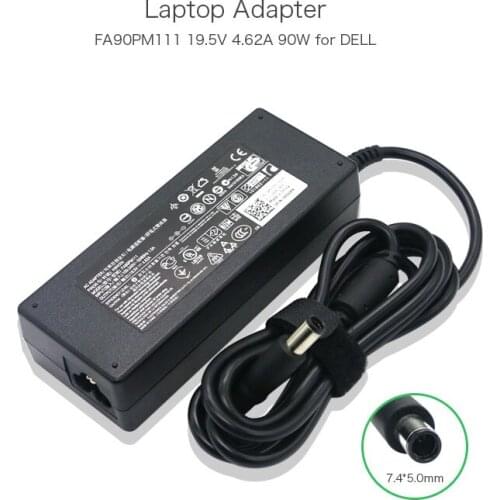19.5V 4.62A 90W 7.4*5.0mm Laptop Charger for Dell XPS 15(L521X) XPS 14(L412Z) XPS M1210 FA90PM111 K8WXN DA90PM111 AC Adapter