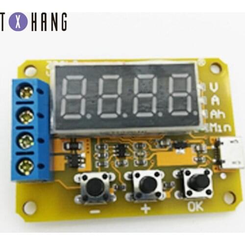 ZB2L3 V3 Battery Capacity Tester 18650 1.2-12V External Load Battery Discharge Testing Micro USB 3A finished product with shell