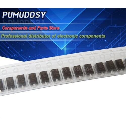 100PCS IN4001 DIODE SMA M1 1N4001 SMD 1A 50V Rectifier Diode