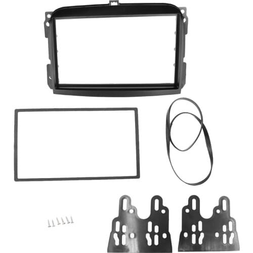 2DIN Car Dash Frame Radio Fascia for Fiat 500L 2012 AutoStereo Panel kit CD Trim Installation