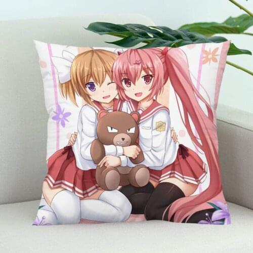 Aria Pillow Cover Bedroom Home Office Decorative Pillowcase Square Zipper Pillow Cases Satin Soft