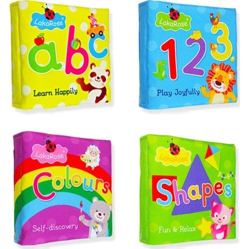 Baby Rattle Mobiles Toy Soft Cloth Book Newborn Stroller Hanging Toy Bebe Early Learning Educate Baby Cloth Books Toys Gift