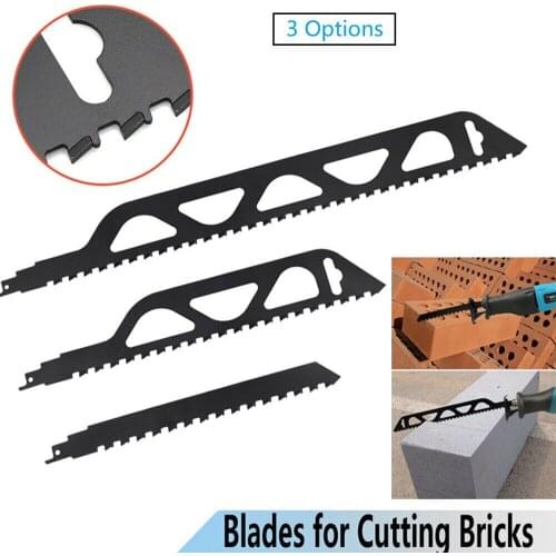 240/305/455mm Reciprocating Saw Blade Hard Metal Multi Jig Saw Blade Brick Stone Metal PVC Tube Cutting Disc Power Tools