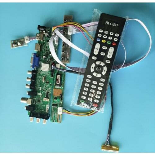 Kit LP171WE2-TL01 TL02 For DVB-C DVB-T 30pin Panel Controller board Digital HDMI remote 1680X1050 1 CCFL LCD TV VGA USB AV 17.1"