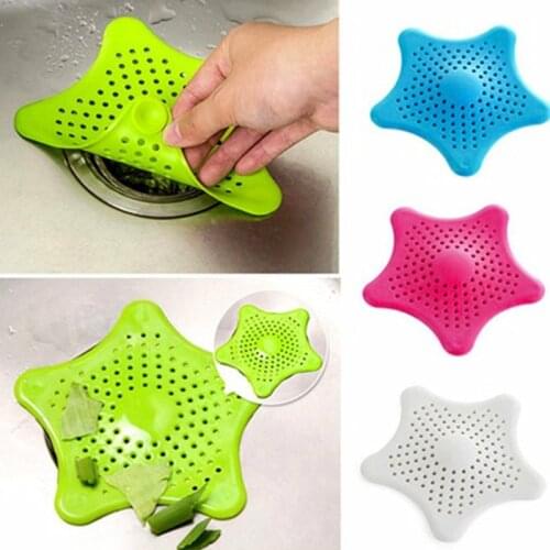 Cute Kitchen Bathroom Basin Strainer Hair Catcher Bath Stopper Sink Tools Home Pool Kitchen Vegetable Fruit Residue Filters