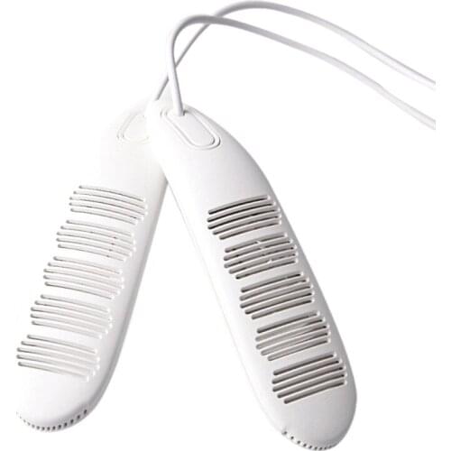 Mini Shoe Dryer Heater Portable Ozone Deodorization Multi-Function Retractable Timing Fast Heating,White