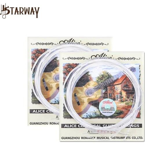STARWAY Genuine Alice A106 Classical Guitar Srings Set Phosphorus Bronze +Coated Copper 6 Guitar Strings Guitar Accessories