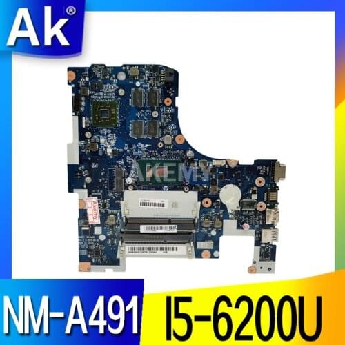 NM-A491 original mainboard For Lenovo 300-17ISK with I5-6200U R5-M330 Laptop motherboard