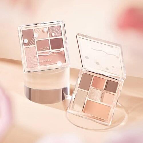 Eyeshadow Highlighter Blush Contour Palette 7 Colors Glitter Matte Pigment Face Makeup Women Beauty Cosmetic Easy to Wear