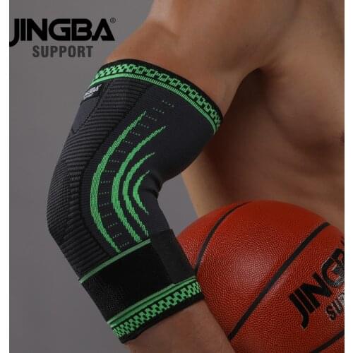 JINGBA SUPPORT 1PCS Nylon Basketball knee pads Elbow brace support protector +Wristband boxing hand wraps Support+Ankle support