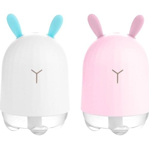 Portable Air Humidifier 300ml Ultrasonic Aroma Essential Oil Diffuser USB Cool Mist Maker Purifier Aromatherapy for Car Home 45G