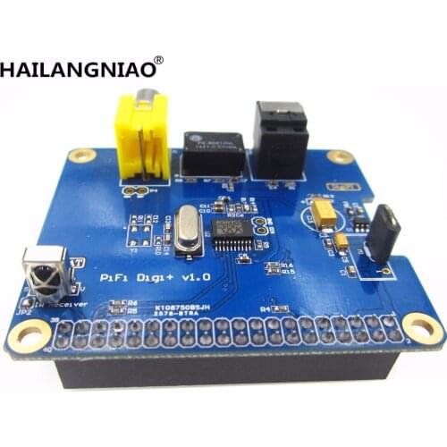 Raspberry Pi HIFI DiGi Digital Sound Card I2S SPDIF expansion board Digital Chip for Raspberry Pi 2/B+/A+ support Raspberry pi 3