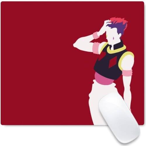 Anime Hunter x Hunters Gamer Speed Mice Retail Small Rubber Mousepad Non slip Cushion Square Thickness 2mm