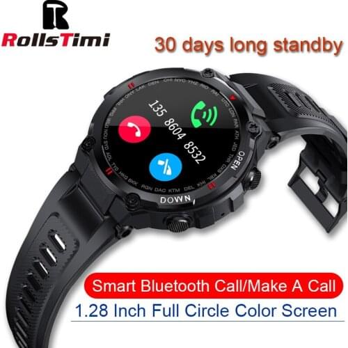 Rollstimi Smart Watch Men Women Heart Rate Monitor Blood Pressure Fitness Tracker Smartwatch Sport wristband Make/receive calls