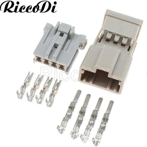 200Sets 4 Pin Male Female 6098-0244 6098-0243 HD Type Car Auto Electrical Wire Connector Plug With Terminals
