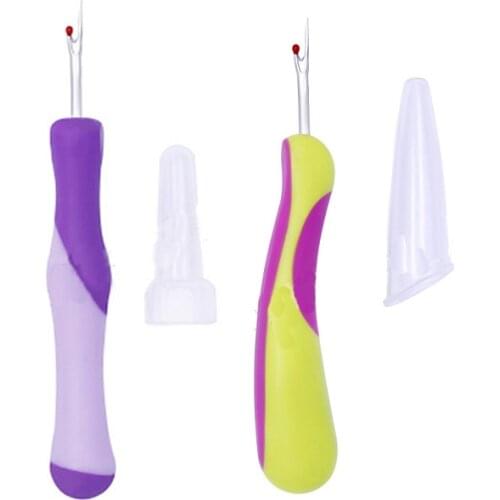 1pcs Plastic Handle Craft Thread Cutter Seam Ripper Stitch Unpicker Hand Tools Needles Arts Sewing Accessories