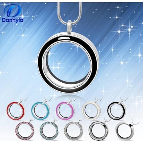 1pc Twist Floating Glass Locket Pendant Round Wholesale Floating Charms Fit Floating Charms LSFL024