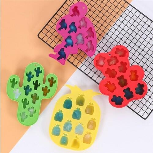 1Pc Silicone Cake Mold Chocolate Cookie Fondant Mold Flamingo Pineapple DIY Ice Craem Mould Cake Decoration Kitchen Baking Tools