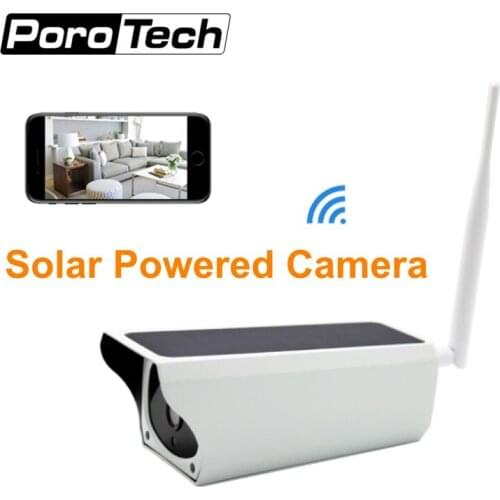 1080P Outdoor Waterproof Solar Security Camera Solar Powered Wireless Wifi IP Camera with PIR Motion IR Night Vision 2-way Audio