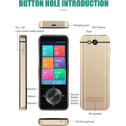 12 countries offline Interpreter multi-language voice translator M9 Camera online photo translation running smoothly