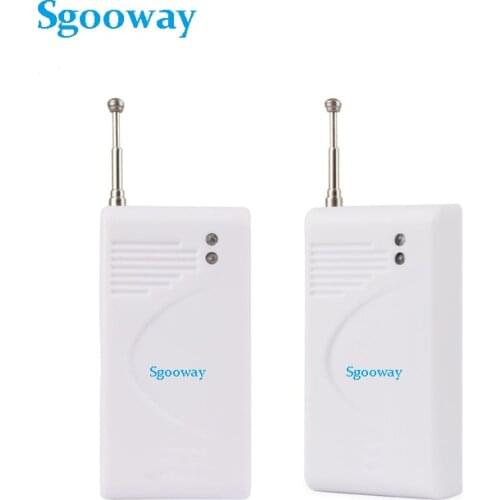 Sgooway Wireless 2 Pieces Vibration sensor detector shock detector for alarm system free shipping