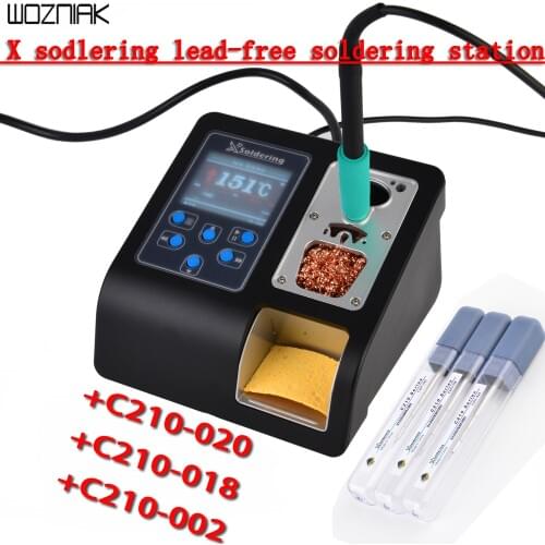 Lead-free Soldering Station Xsoldering 200W 2.5S Rapid Heating Soldering Iron Kit c245 handle universal c245 Tip Beyond T26